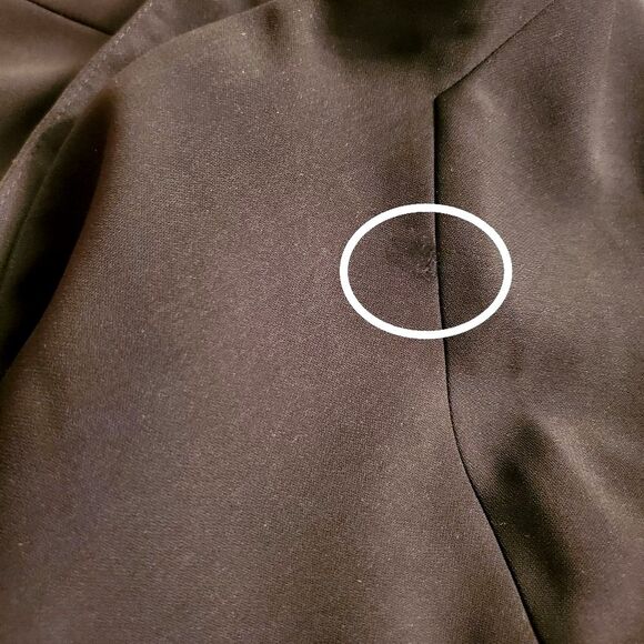 Badgley Mischka Women's Mermaid Dress 6 Black V-Neck Cap Sleeve Evening Gown - Picture 11 of 13